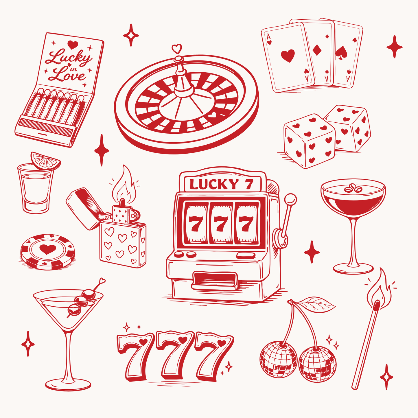 Lucky in Love Illustration Bundle