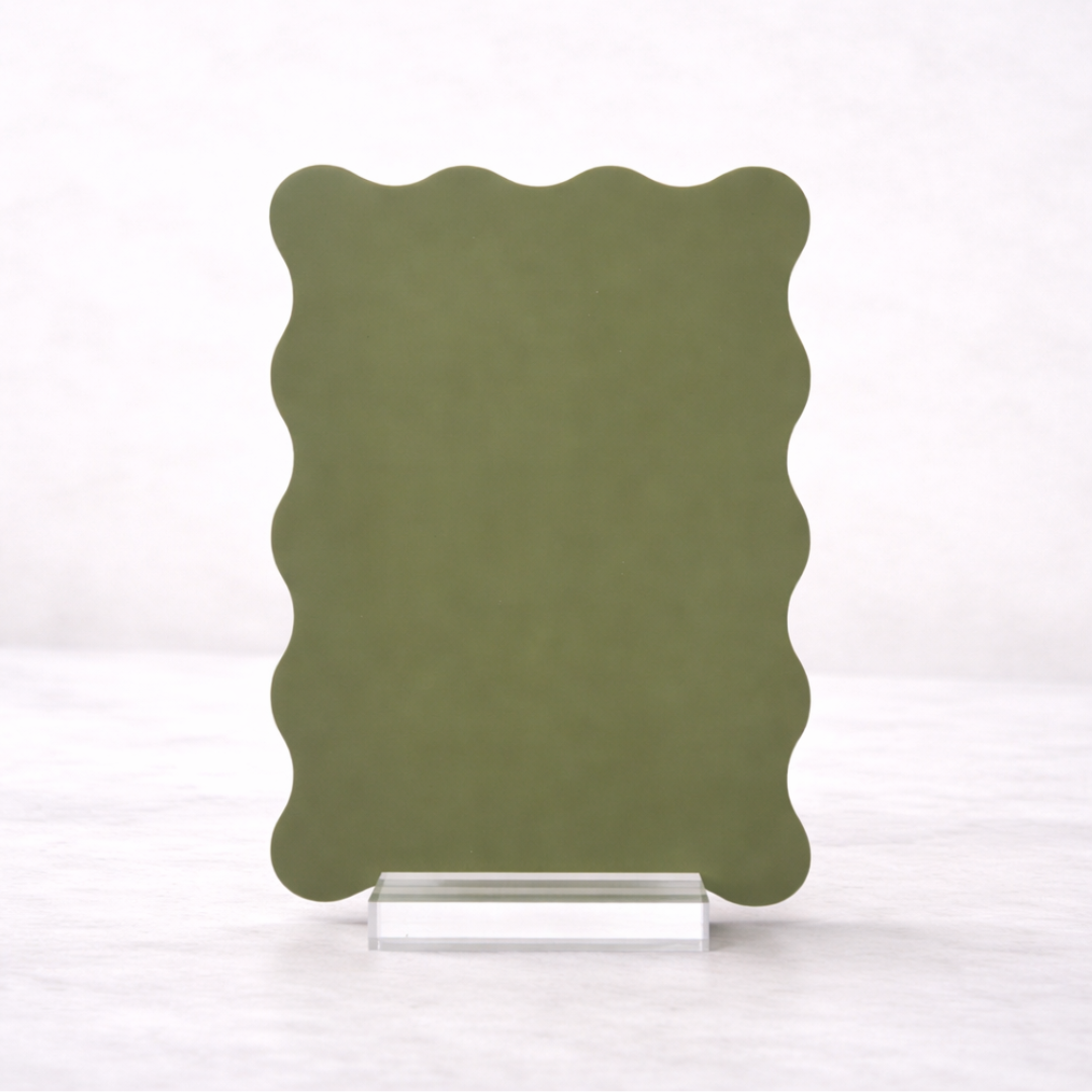 Wavy Acrylic Blank