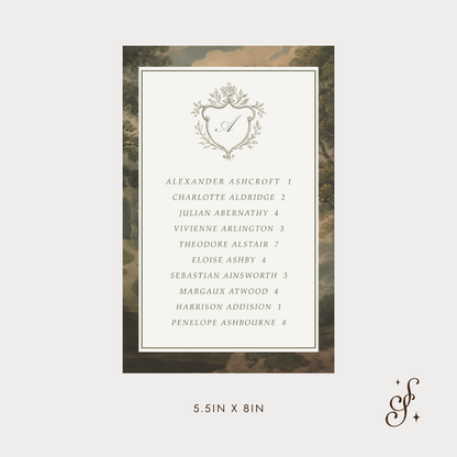Adeline Collection Seating card