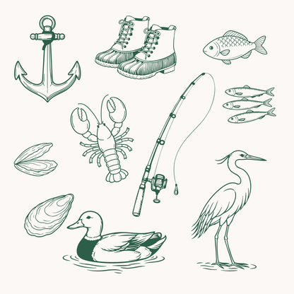 Fresh Catch Illustration Bundle