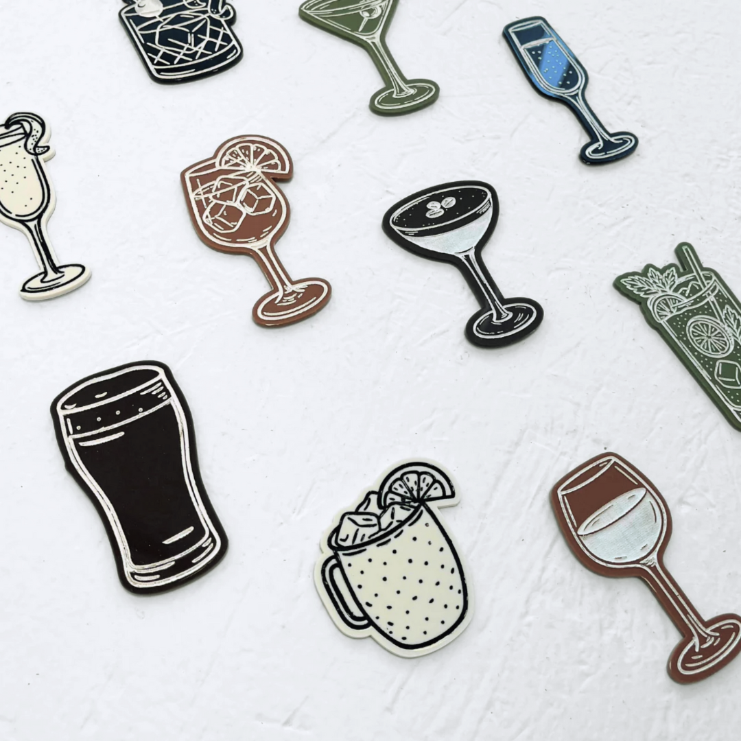 Acrylic Cocktail Charms