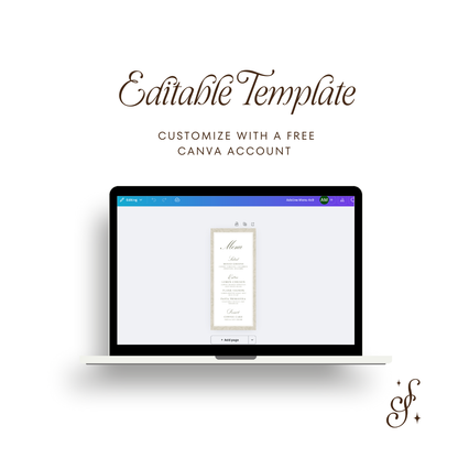 Adeline Collection Dinner Menu