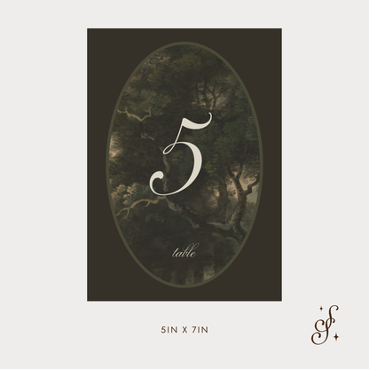 Adeline Collection Table Numbers