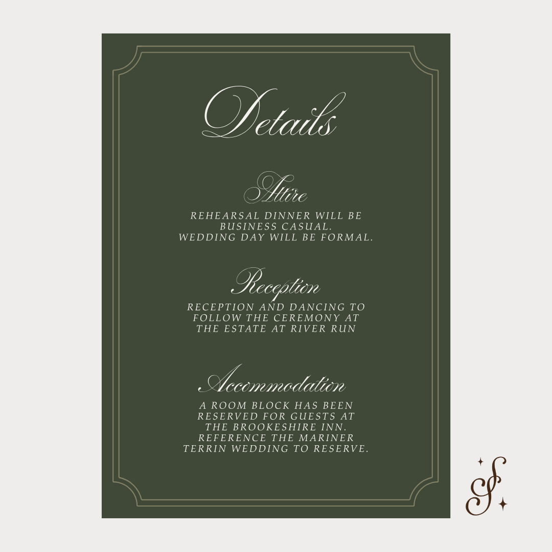 Adeline Collection Wedding Invitation Template