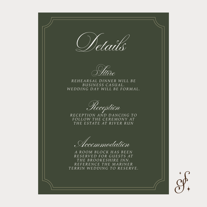 Adeline Collection Wedding Invitation Template