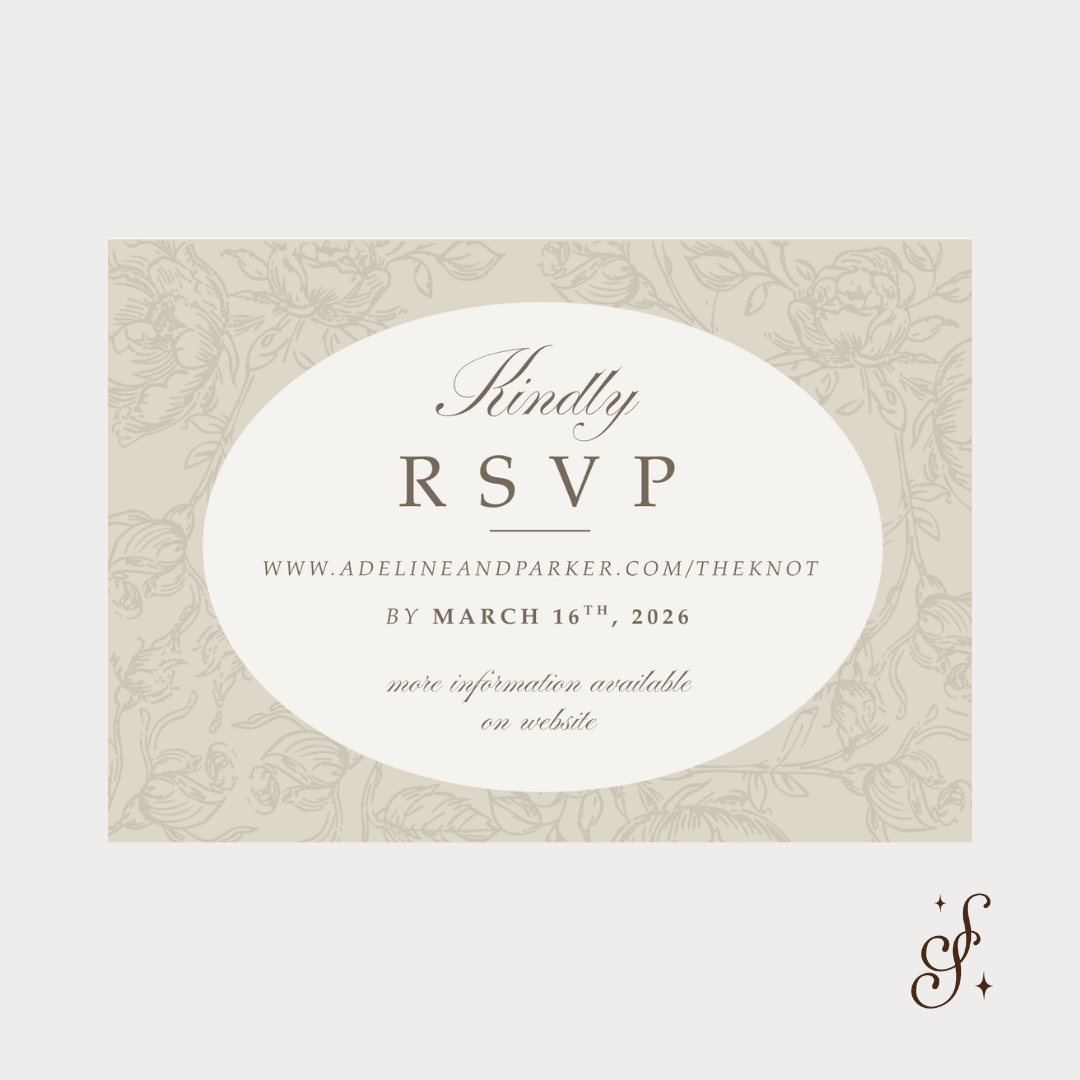 Adeline Collection Wedding Invitation Template