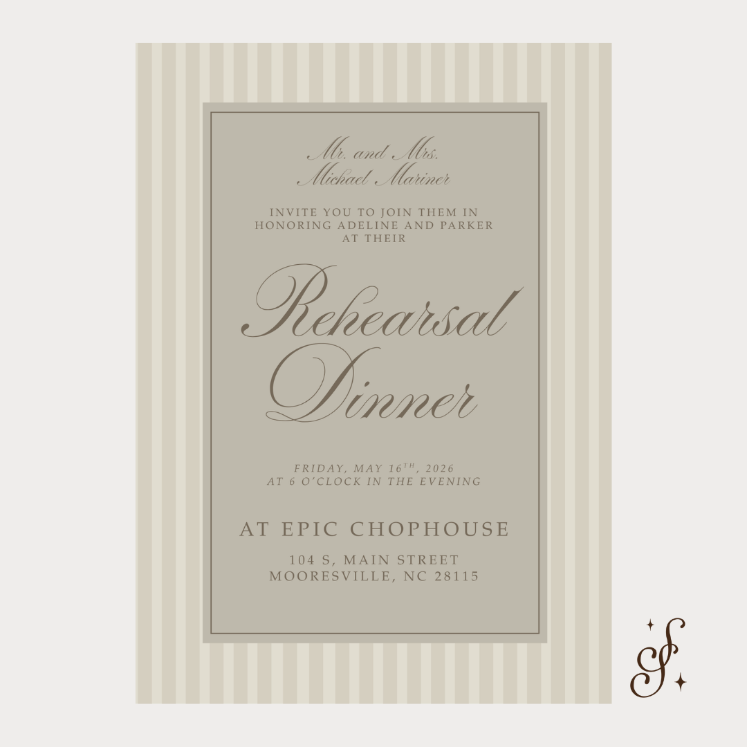 Adeline Collection Wedding Invitation Template