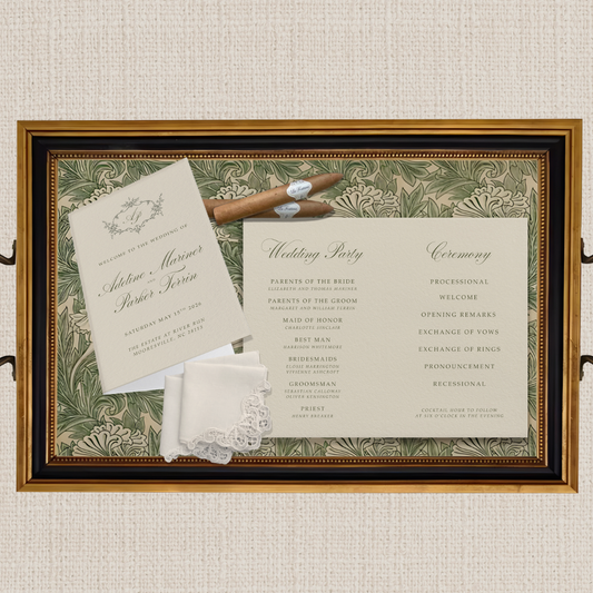 Adeline Collection Folded Program