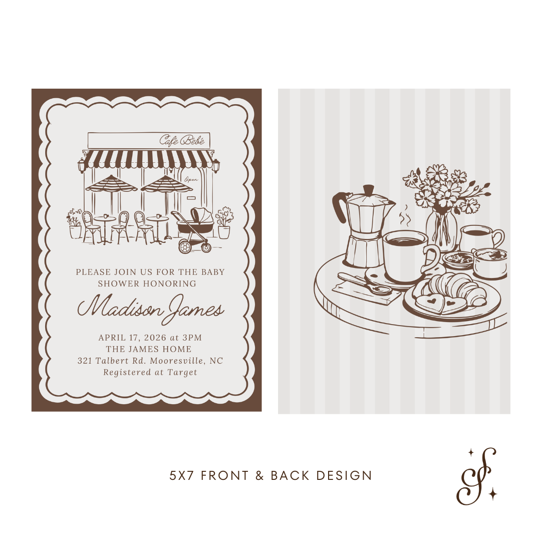Café Bébé Invitation
