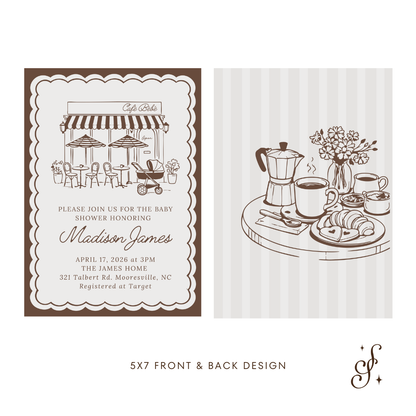 Café Bébé Invitation