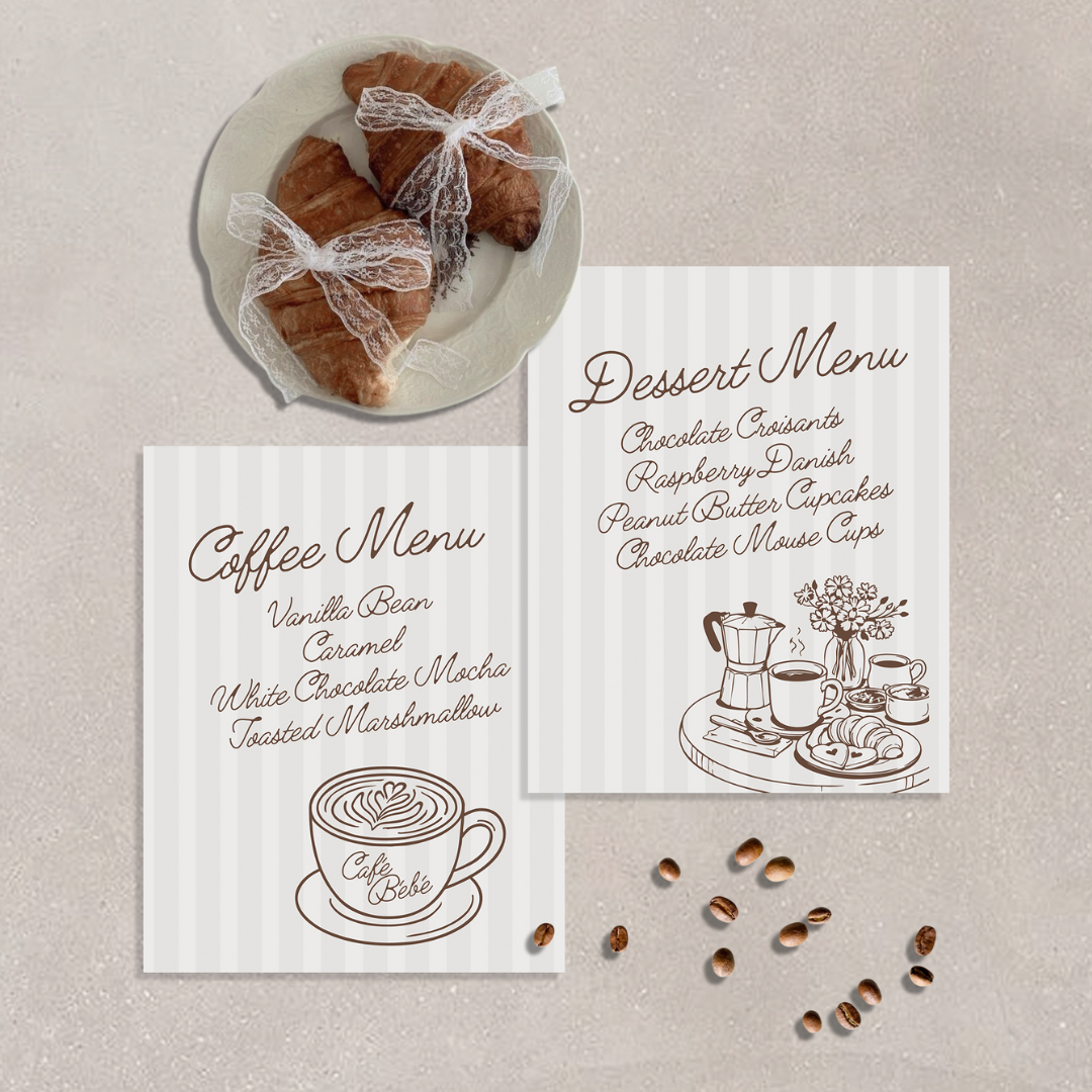 Café Bébé Menus