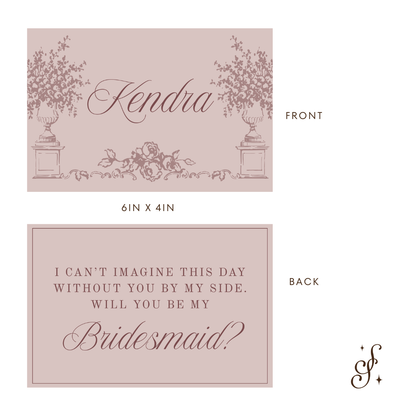 Evelyn Collection Bridesmaid Proposal