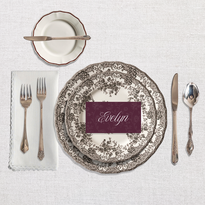 Evelyn Collection Place Cards