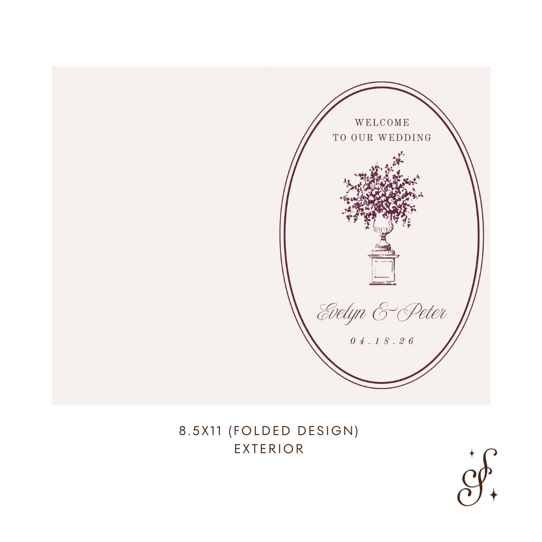 Evelyn Collection Folded Program