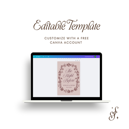 Evelyn Collection Night Before Sign