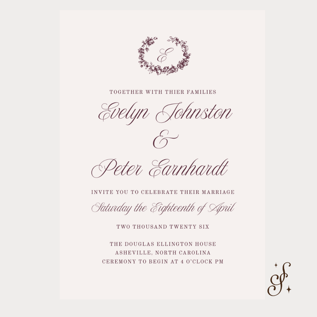 Evelyn Collection Invitation Suite