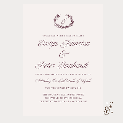 Evelyn Collection Invitation Suite