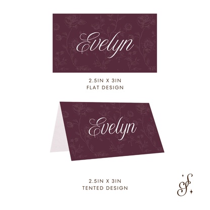 Evelyn Collection Place Cards