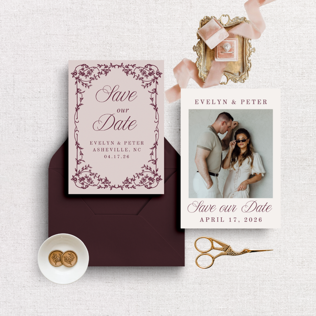 Evelyn Collection Save the Date