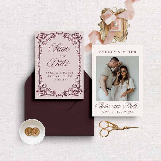 Evelyn Collection Save the Date