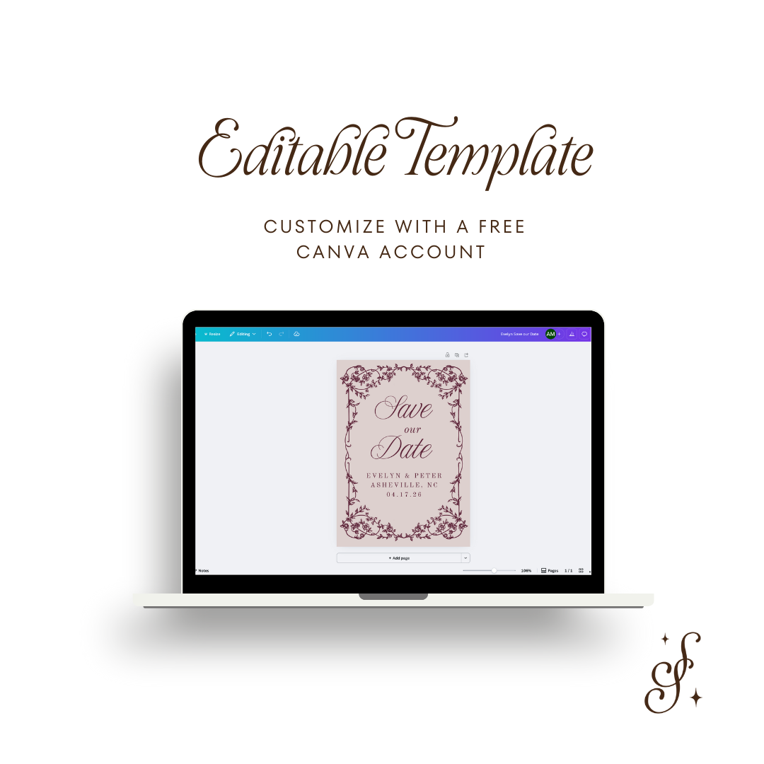 Evelyn Collection Save the Date