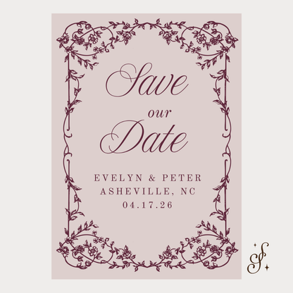 Evelyn Collection Save the Date