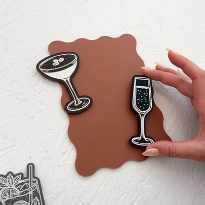 Acrylic Cocktail Pucks