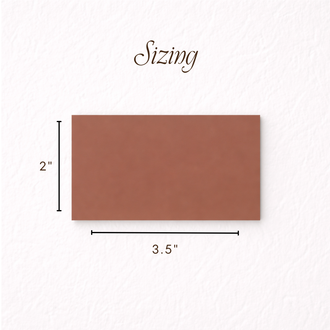 Rectangle Place Card Acrylic Blank