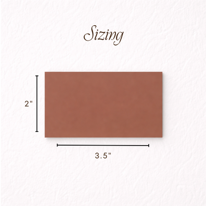 Rectangle Place Card Acrylic Blank