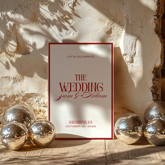 Sloane Collection Wedding Welcome Sign Download