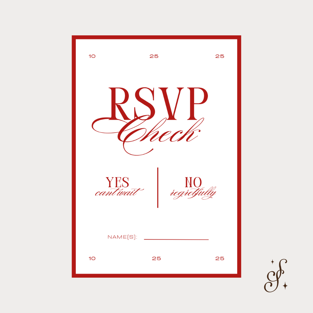 Sloane Collection Wedding Invitation Template
