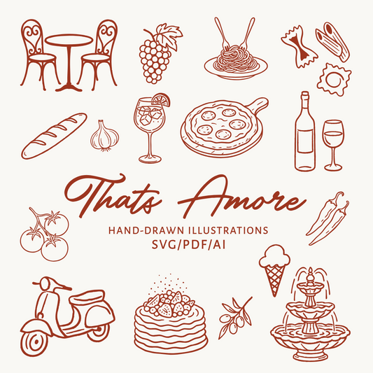 Thats Amore Illustration Bundle