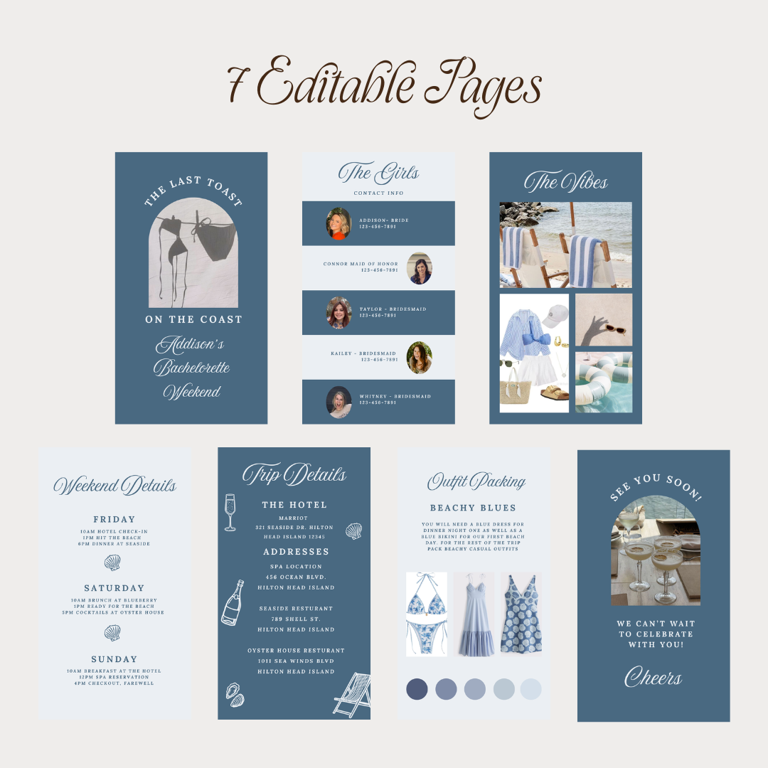 Toast On The Coast Mobile Itinerary