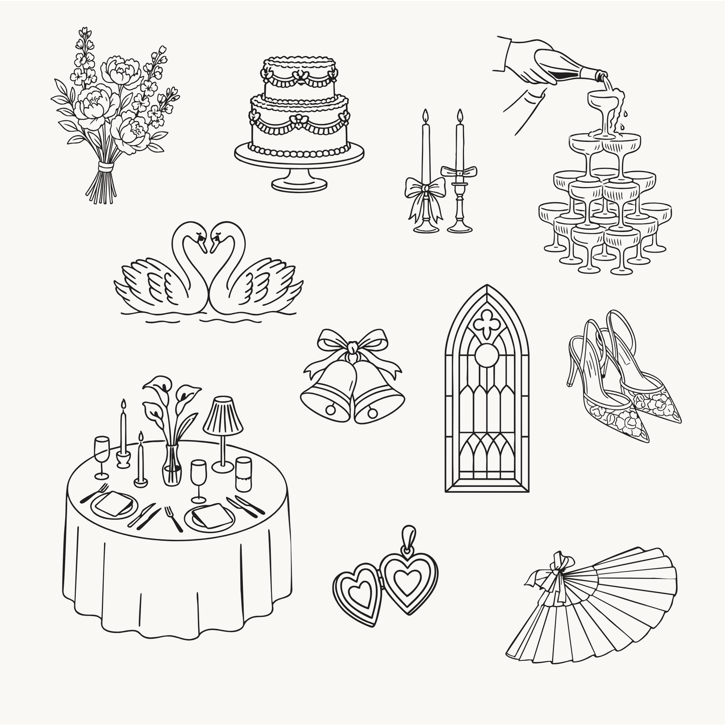 Wedding Illustration Bundle