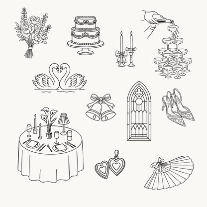 Wedding Illustration Bundle