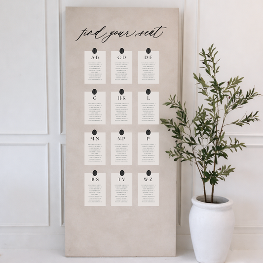 Find Your Seat Vinyl Decal