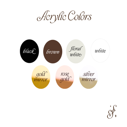 Classic Acrylic Numbers