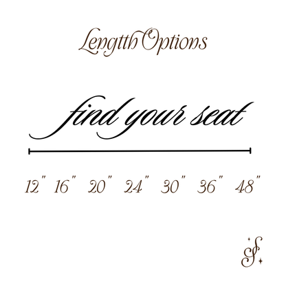 Find Your Seat Vinyl Decal