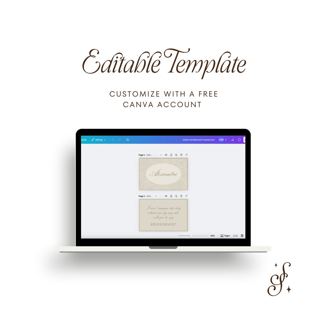 Adeline Collection Bridesmaid Proposal