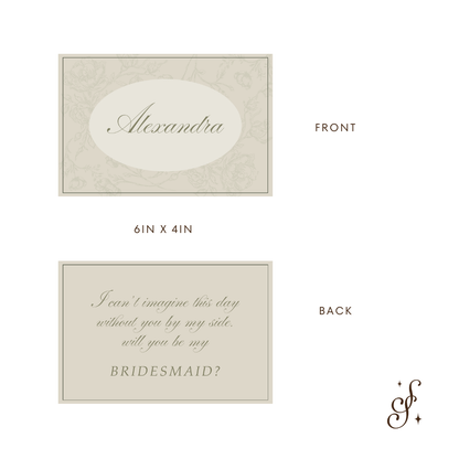 Adeline Collection Bridesmaid Proposal