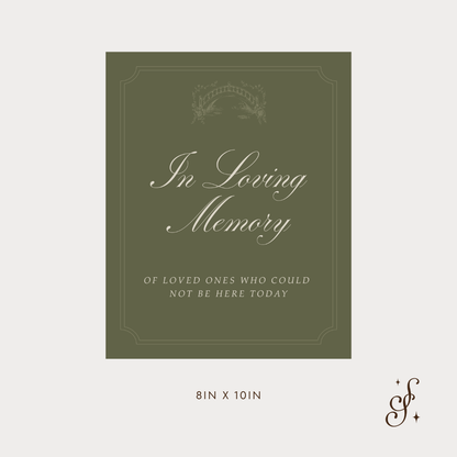 Adeline Collection In Loving Memory
