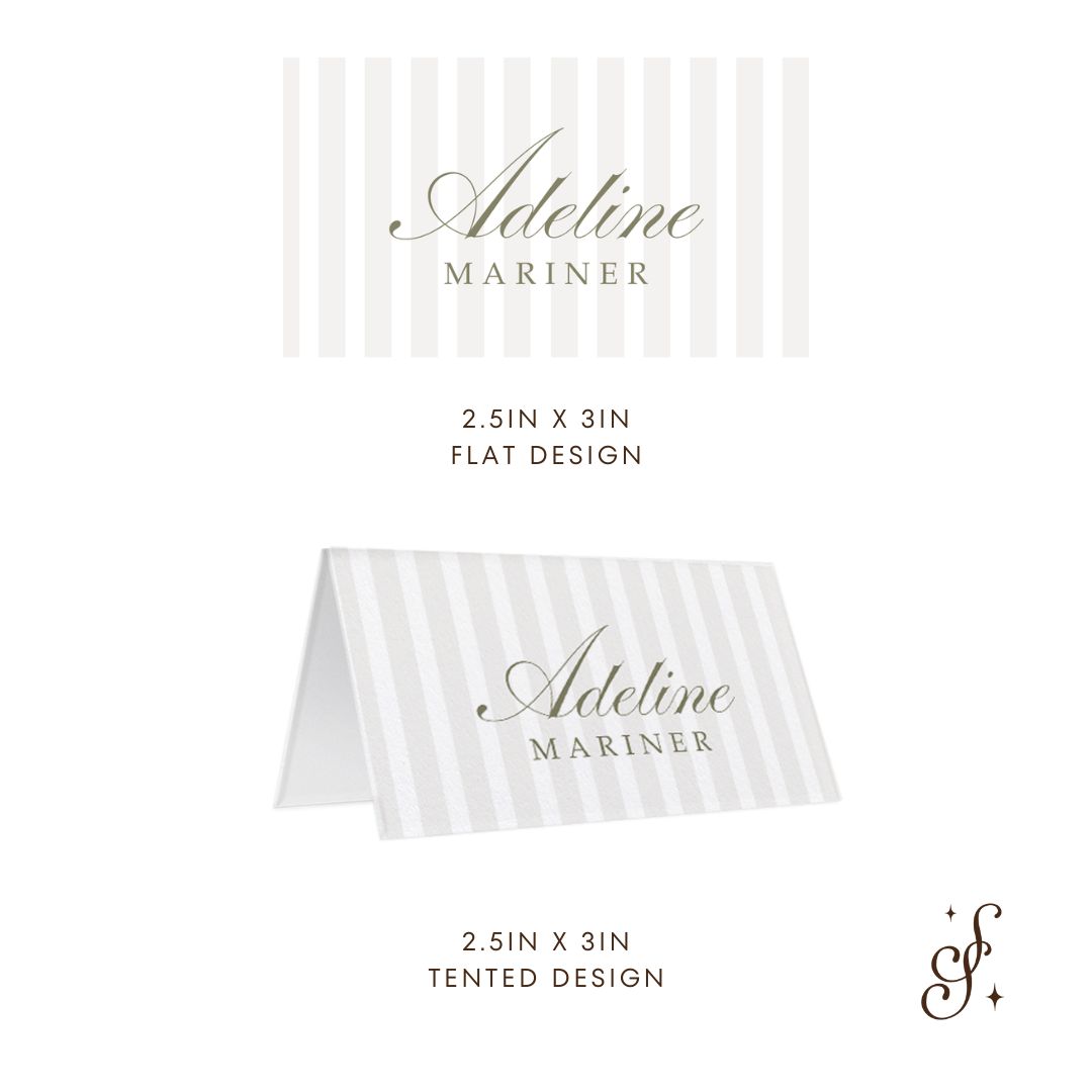 Adeline Collection Place Cards