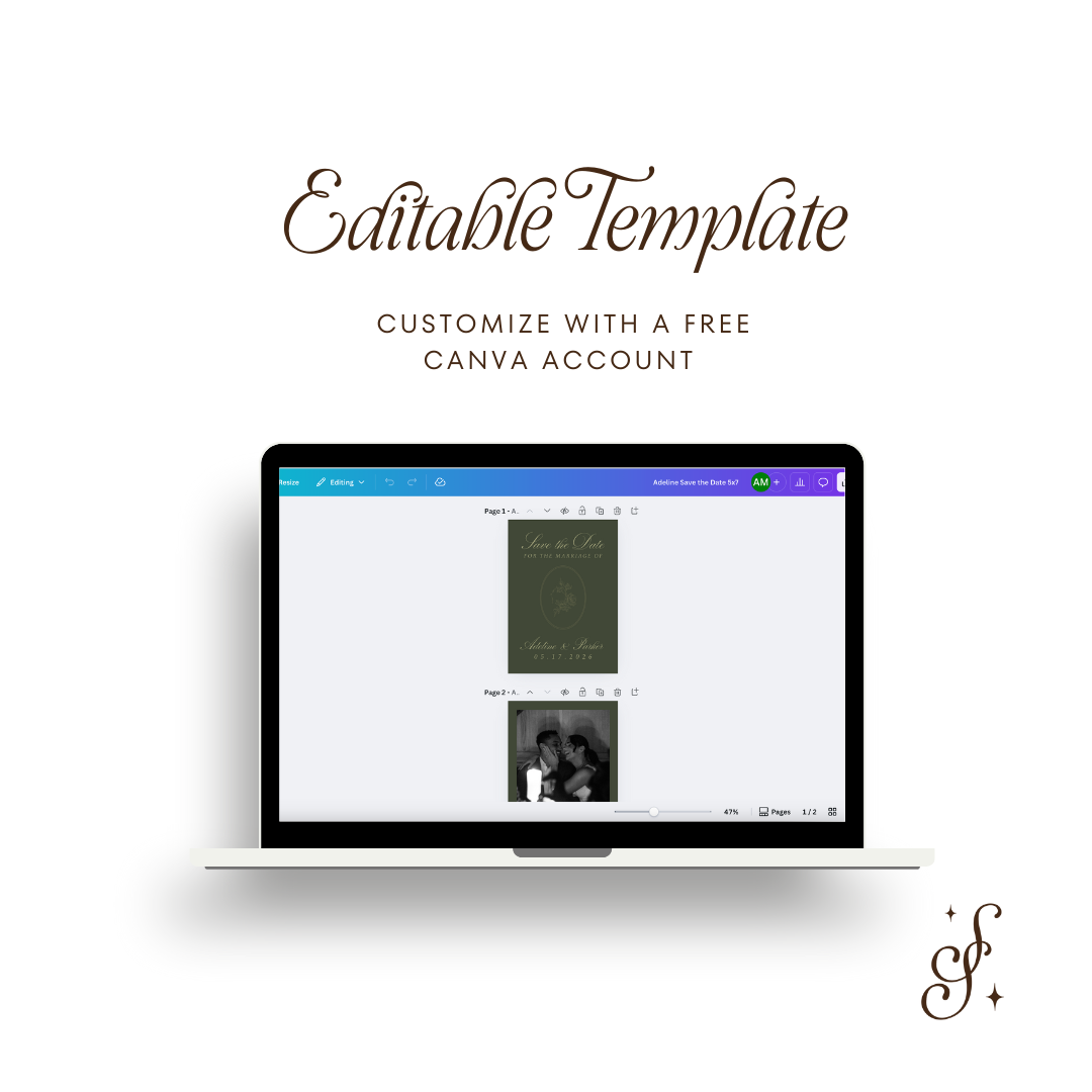 Adeline Collection Save the Date