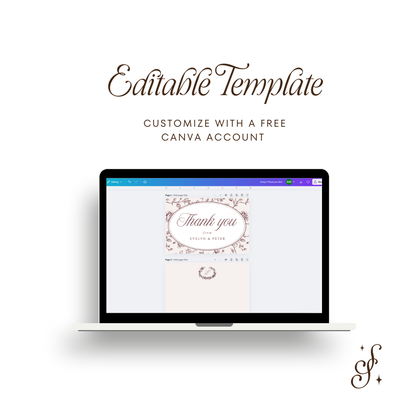 Evelyn Collection Thank You Card