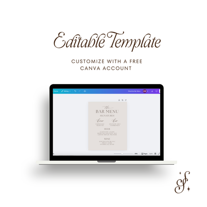 Charlotte Collection Bar Menu