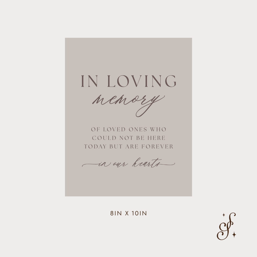 Charlotte Collection In Loving Memory