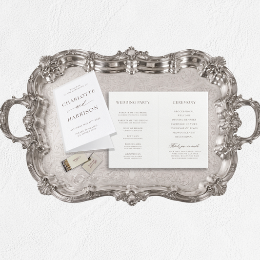 Charlotte Collection Folded Program