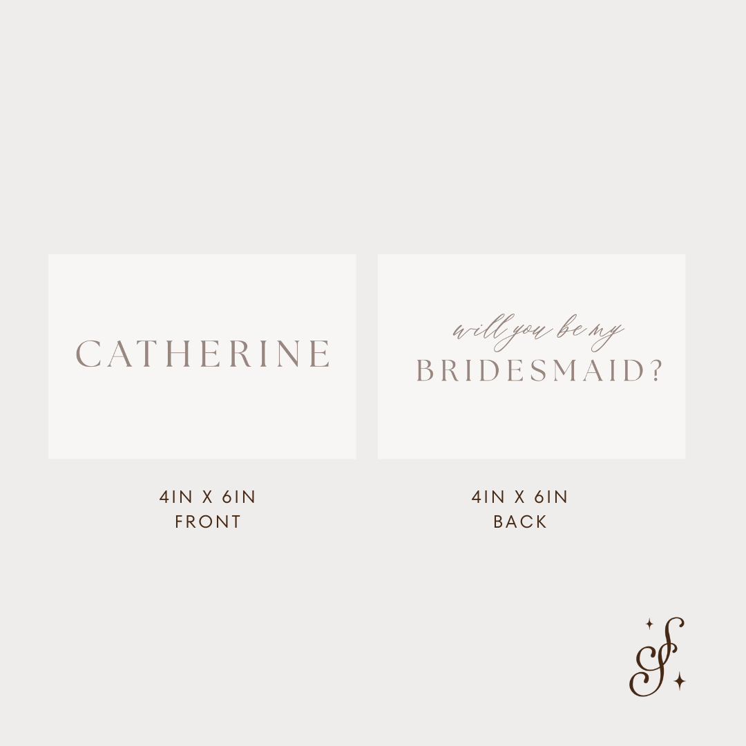 Charlotte Collection Bridesmaid Proposal