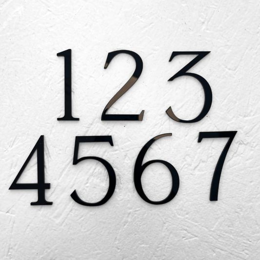 Modern Acrylic Numbers