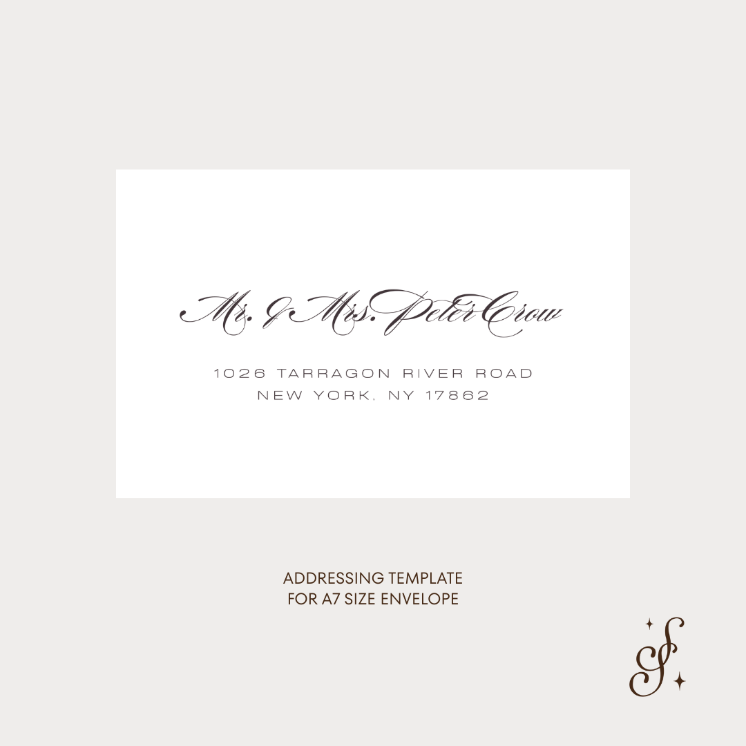 Sloane Collection Wedding Invitation Template